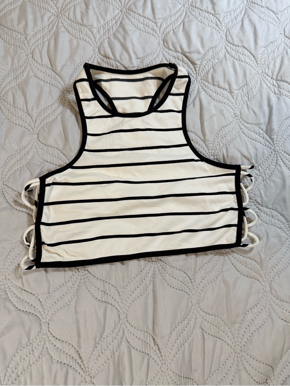 Free People Intimately Striped Cage Side Crop Tank XS/S